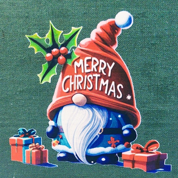 Hand Crafted Tiered Tray Decor, Mini Wood Sign, Merry Christmas Santa Gnome - Picture 4 of 4